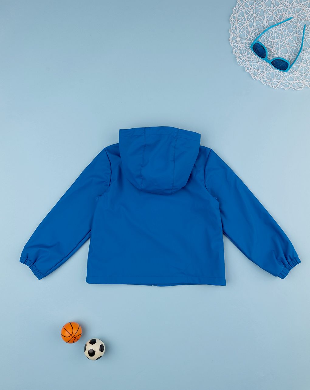 παιδικό μπουφάν μπλε κερωμένο για αγόρι - Prénatal