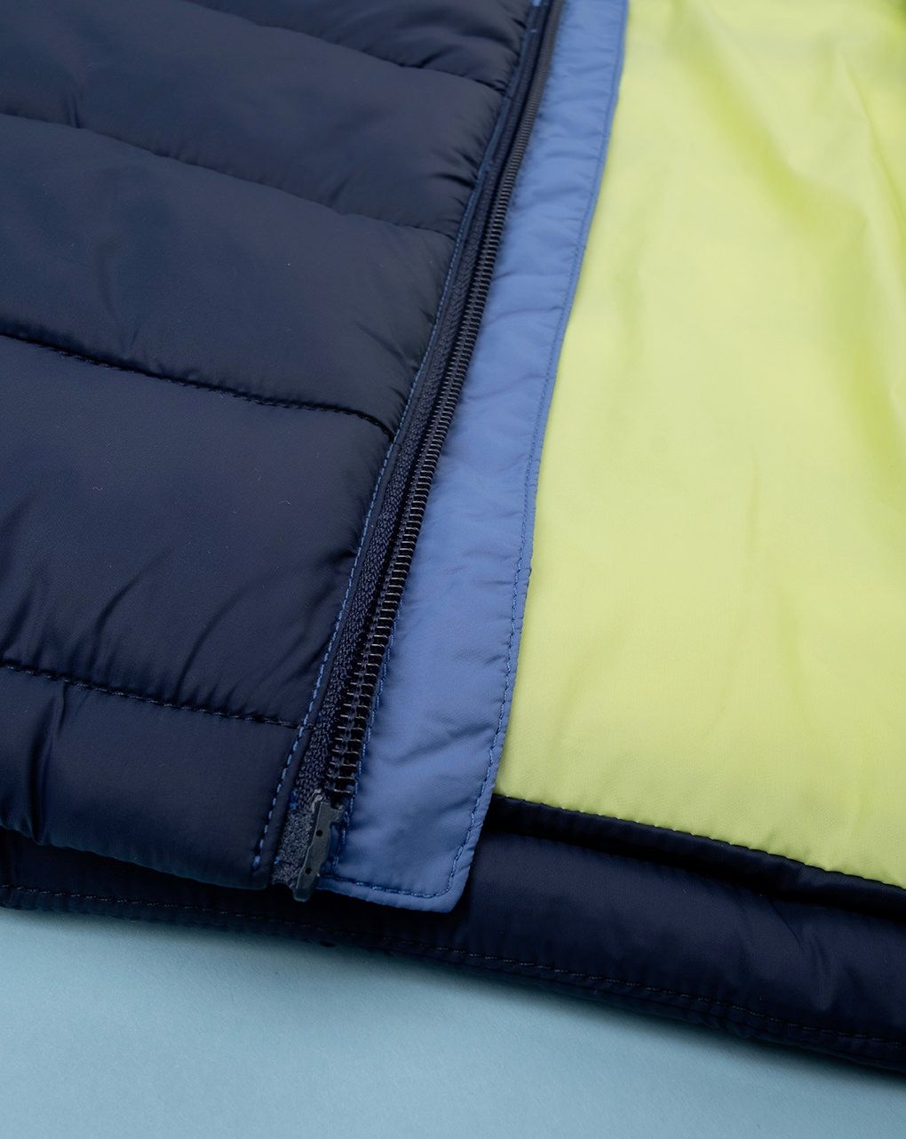 παιδικό μπουφάν puffer μπλε για αγόρι - Prénatal