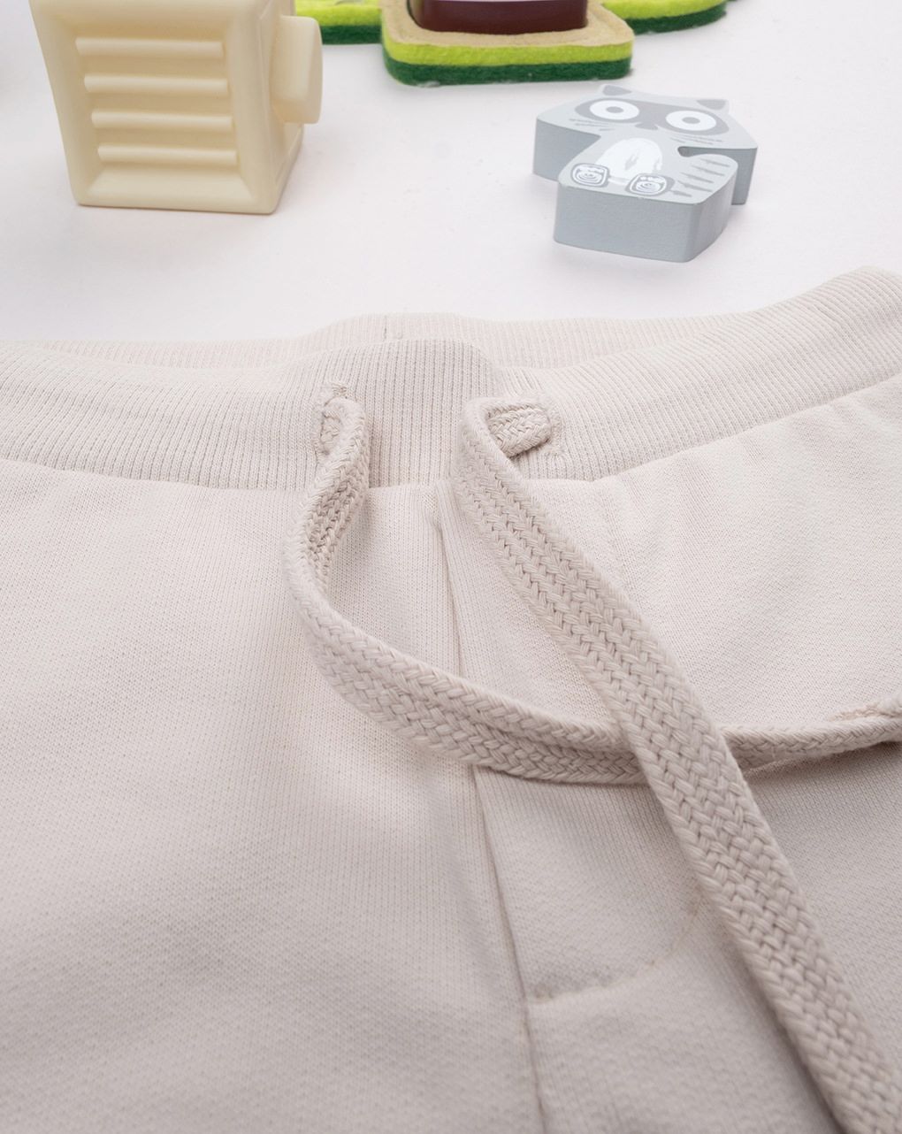 βρεφικό παντελόνι φόρμας μπεζ για αγόρι - Prénatal