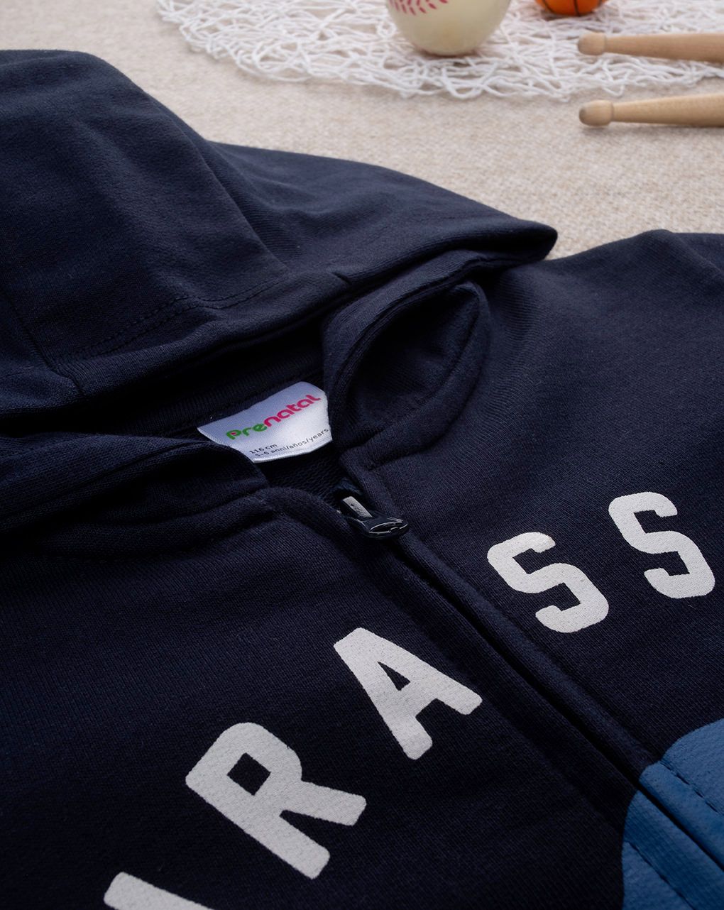 παιδική ζακέτα φούτερ μπλε σκούρο jurassic legend για αγόρι - Prénatal