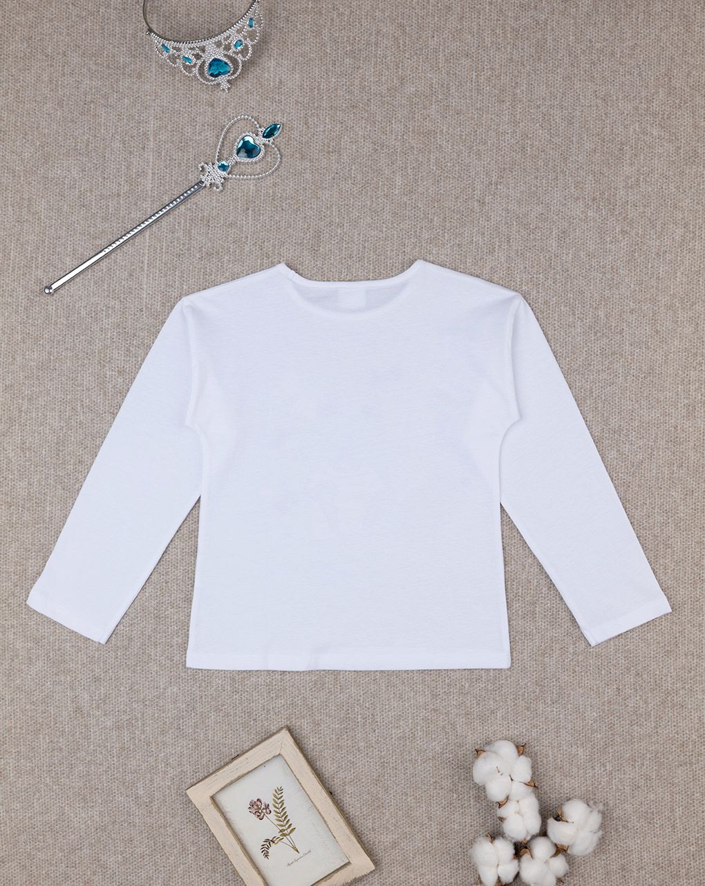 παιδική μπλούζα λευκή με φιογκάκια για κορίτσι - Prénatal