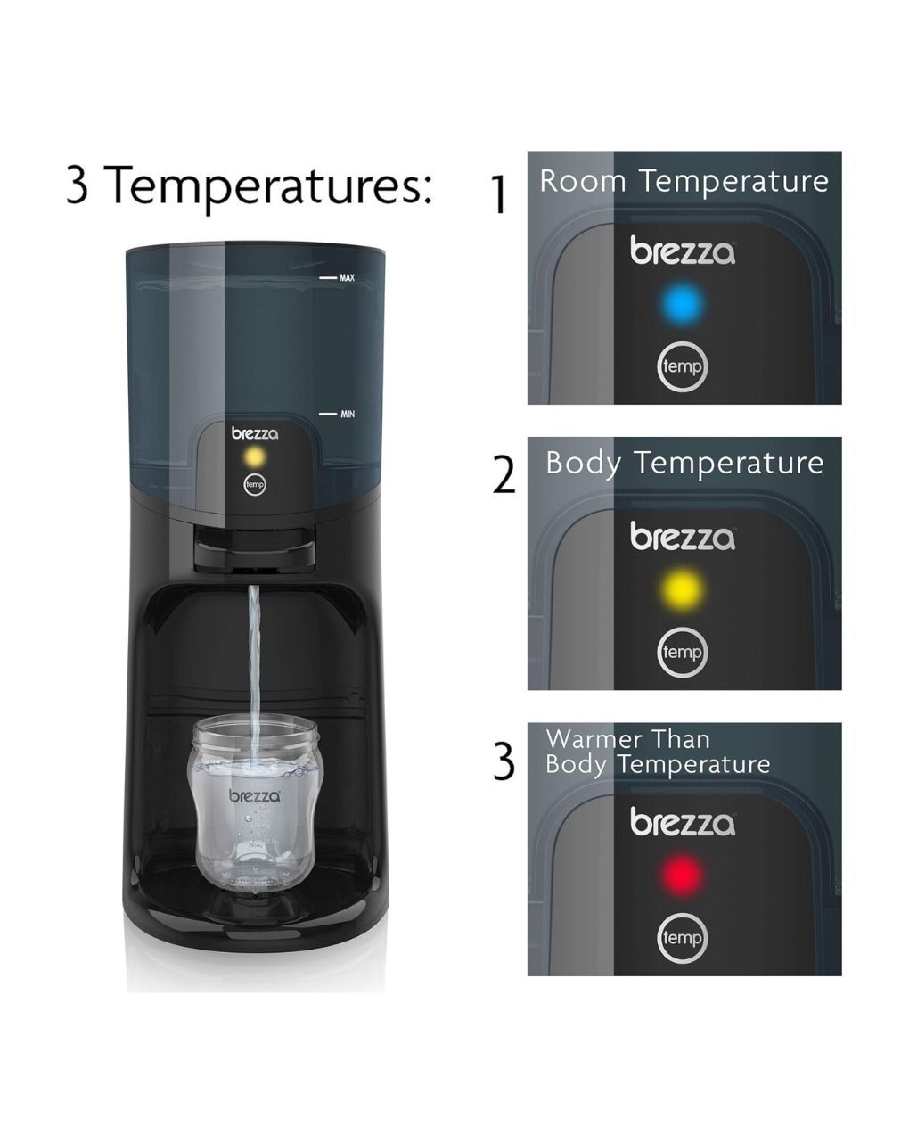 Baby brezza στιγμαίος θερμαντήρας instant warmer all black brz0071 - BABYBREZZA