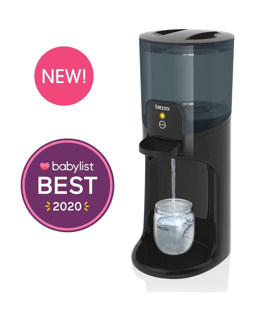 Baby brezza στιγμαίος θερμαντήρας instant warmer all black brz0071 - BABYBREZZA