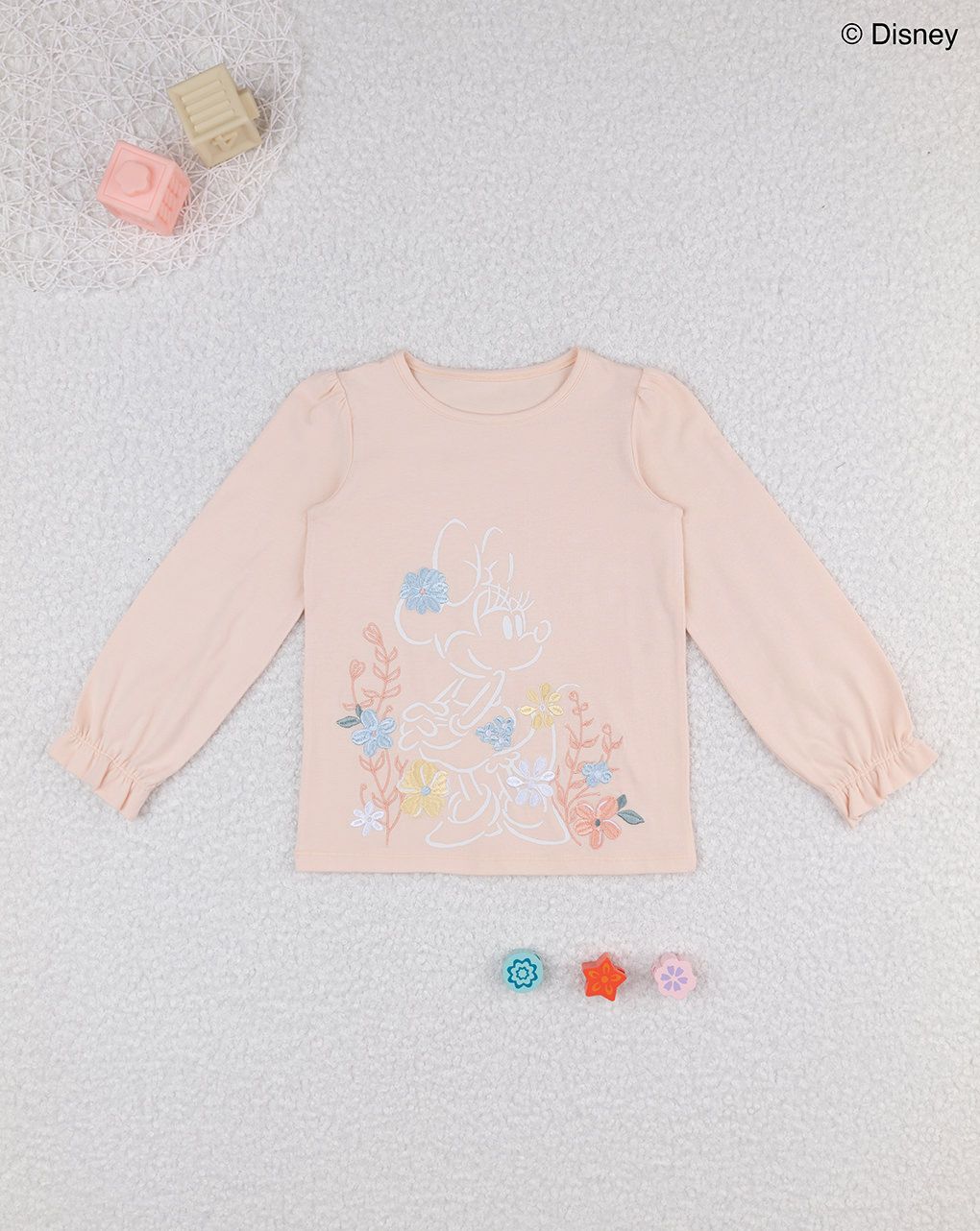 παιδική μπλούζα σομόν minnie για κορίτσι - Prénatal