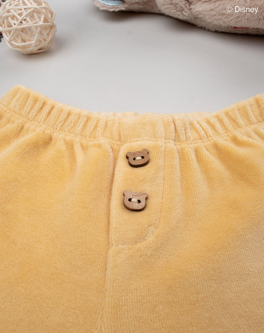 βρεφικό σετ σενίλ μπλούζα και γκέτα winnie για αγόρι - Prénatal