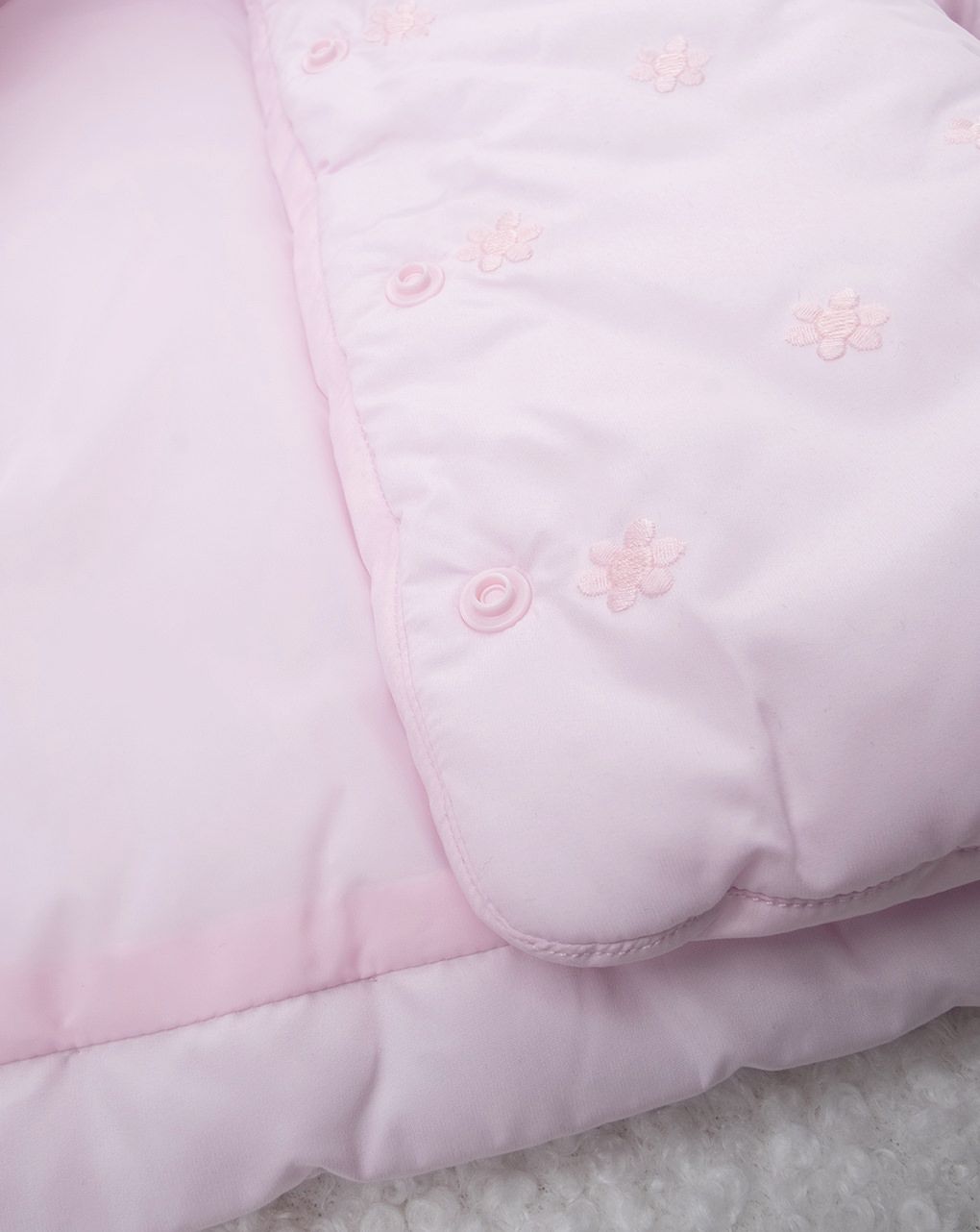 βρεφικό μπουφάν ροζ φλοράλ για κορίτσι - Prénatal