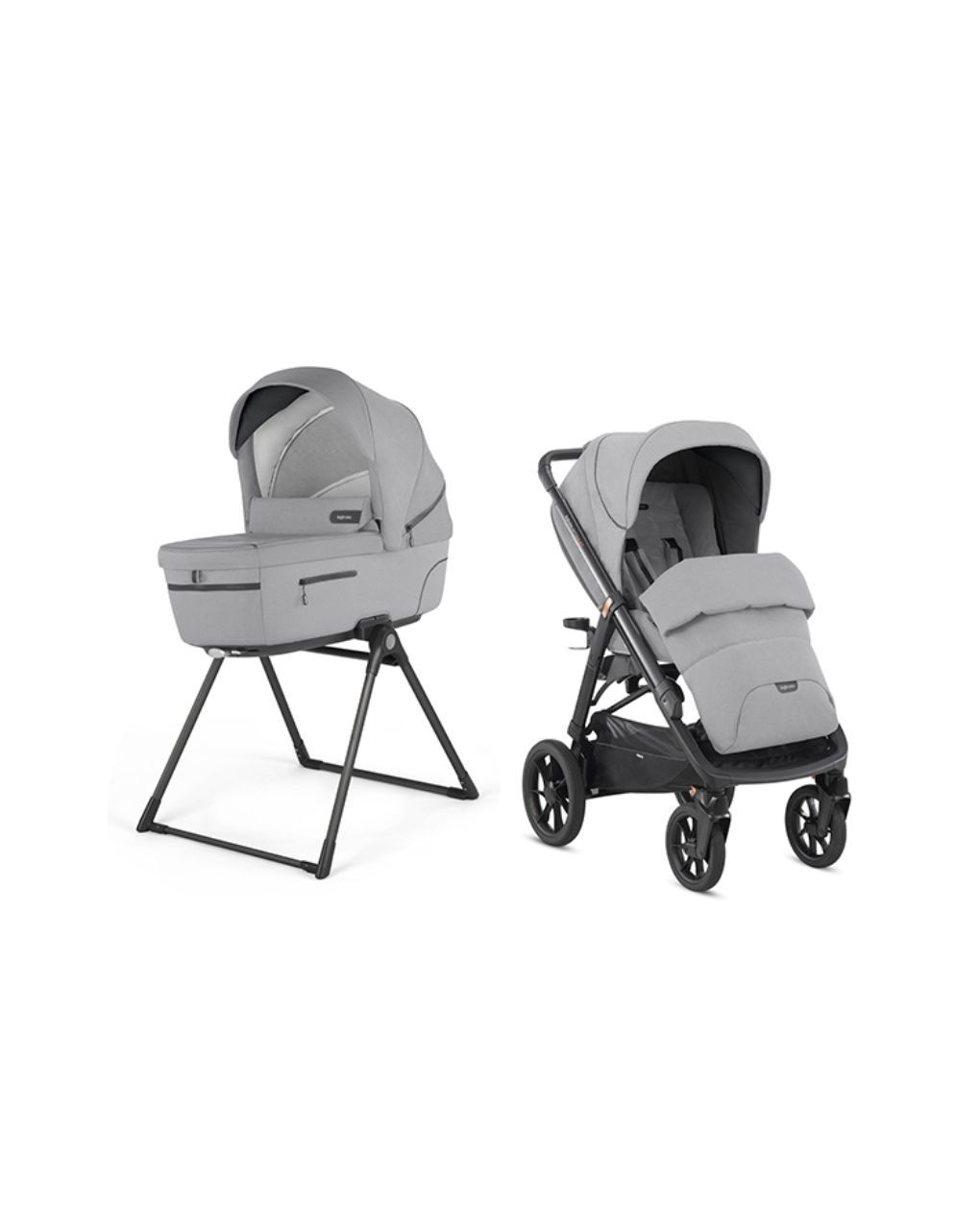 Inglesina σύστημα μεταφοράς aptica xt duo με σκελετό negro horizon grey - Inglesina