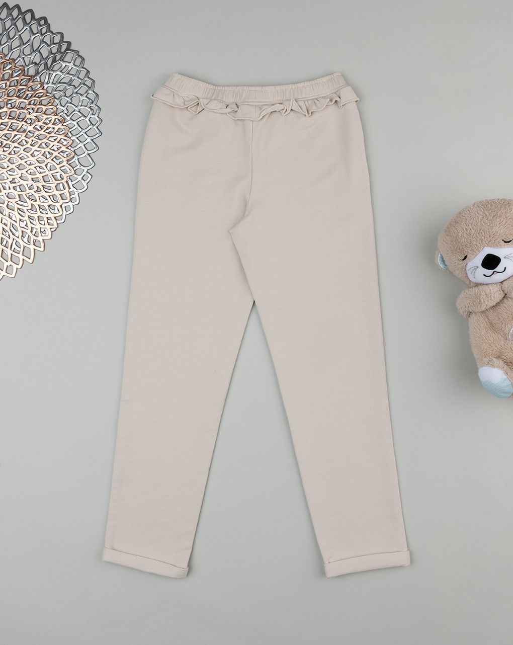 παιδικό παντελόνι φούτερ με κεντήματα για κορίτσι - Prénatal