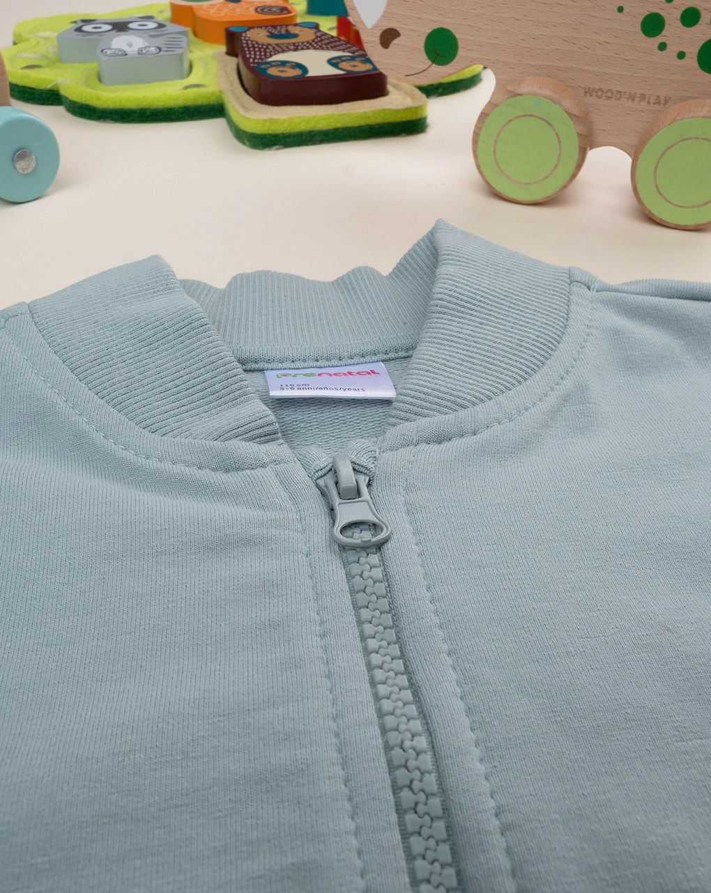 παιδική ζακέτα φούτερ πράσινη t-rex για αγόρι - Prénatal