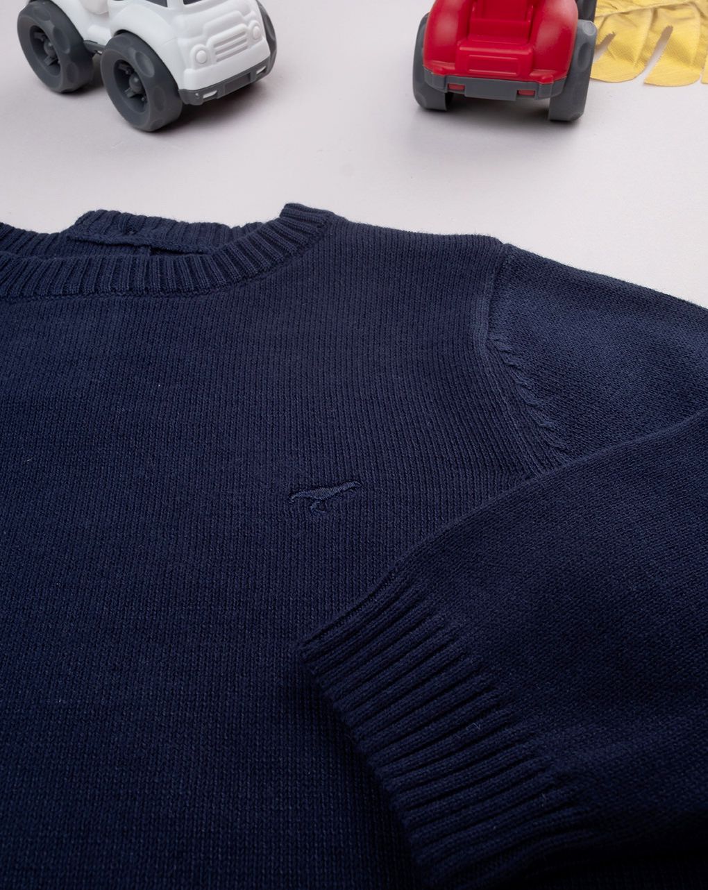 βρεφικό πουλόβερ μπλε dino για αγόρι - Prénatal