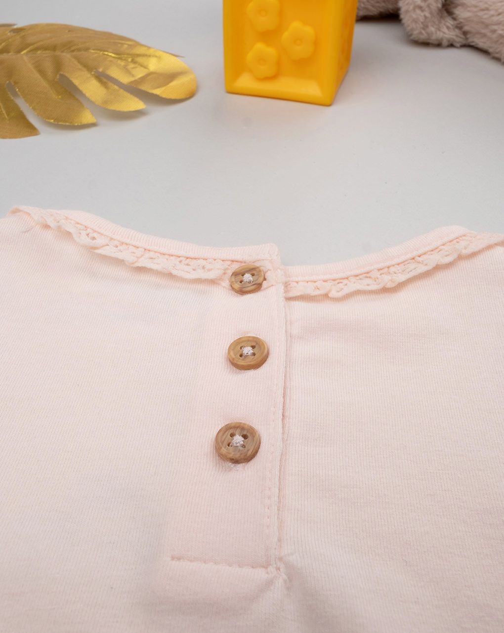 βρεφική μπλούζα σομόν με νεράιδα για κορίτσι - Prénatal