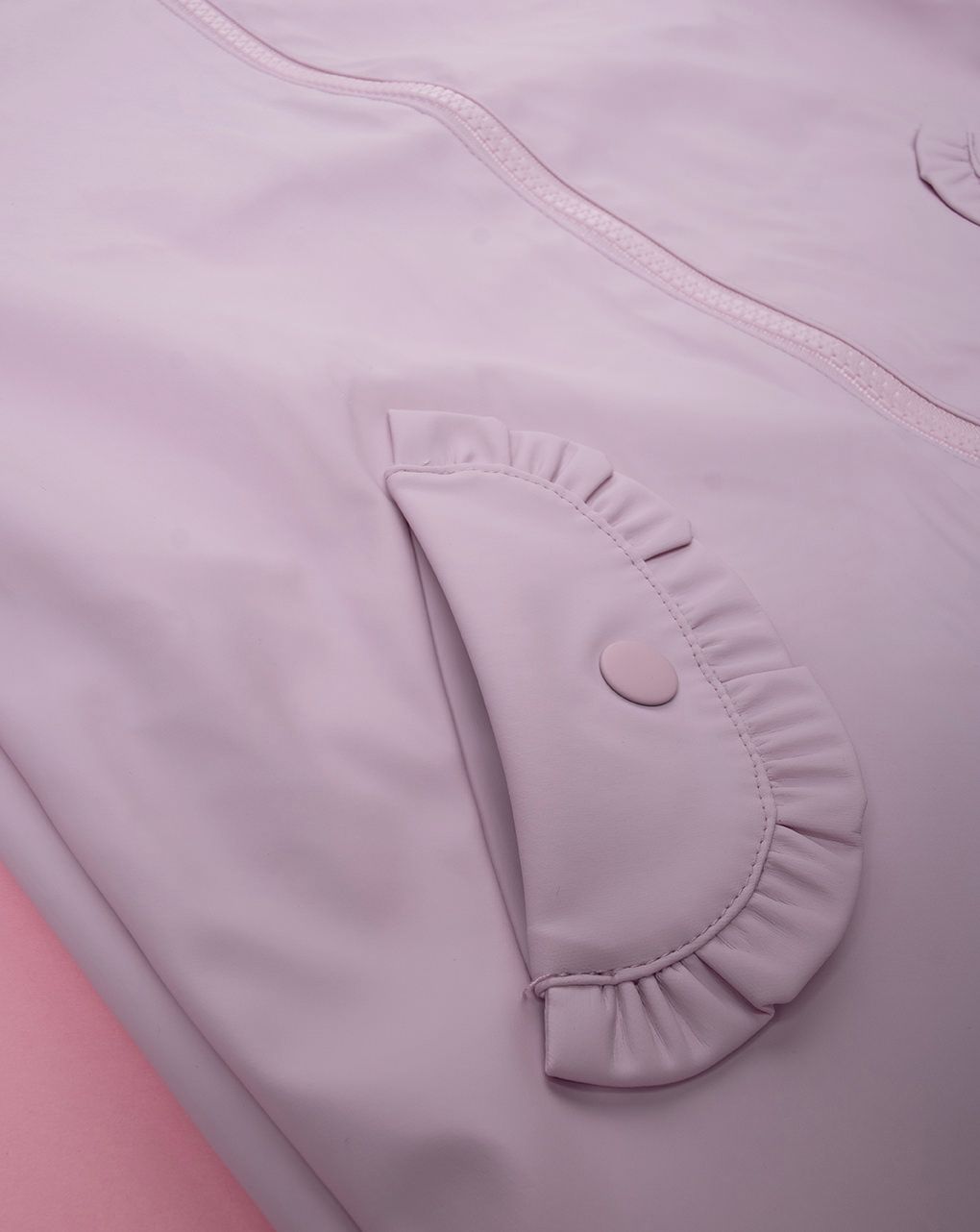 παιδικό μπουφάν ροζ κερωμένο για κορίτσι - Prénatal