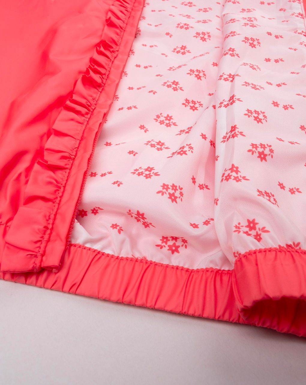 παιδικό αντιανεμικό μπουφάν κοραλί για κορίτσι - Prénatal