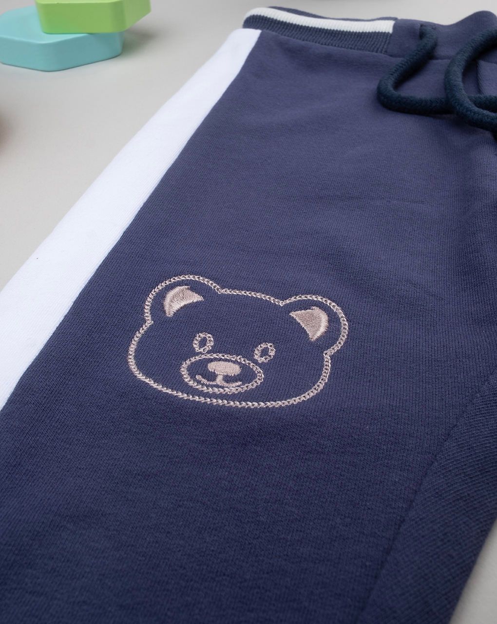 βρεφικό παντελόνι φόρμας μπλε so cute για αγόρι - Prénatal
