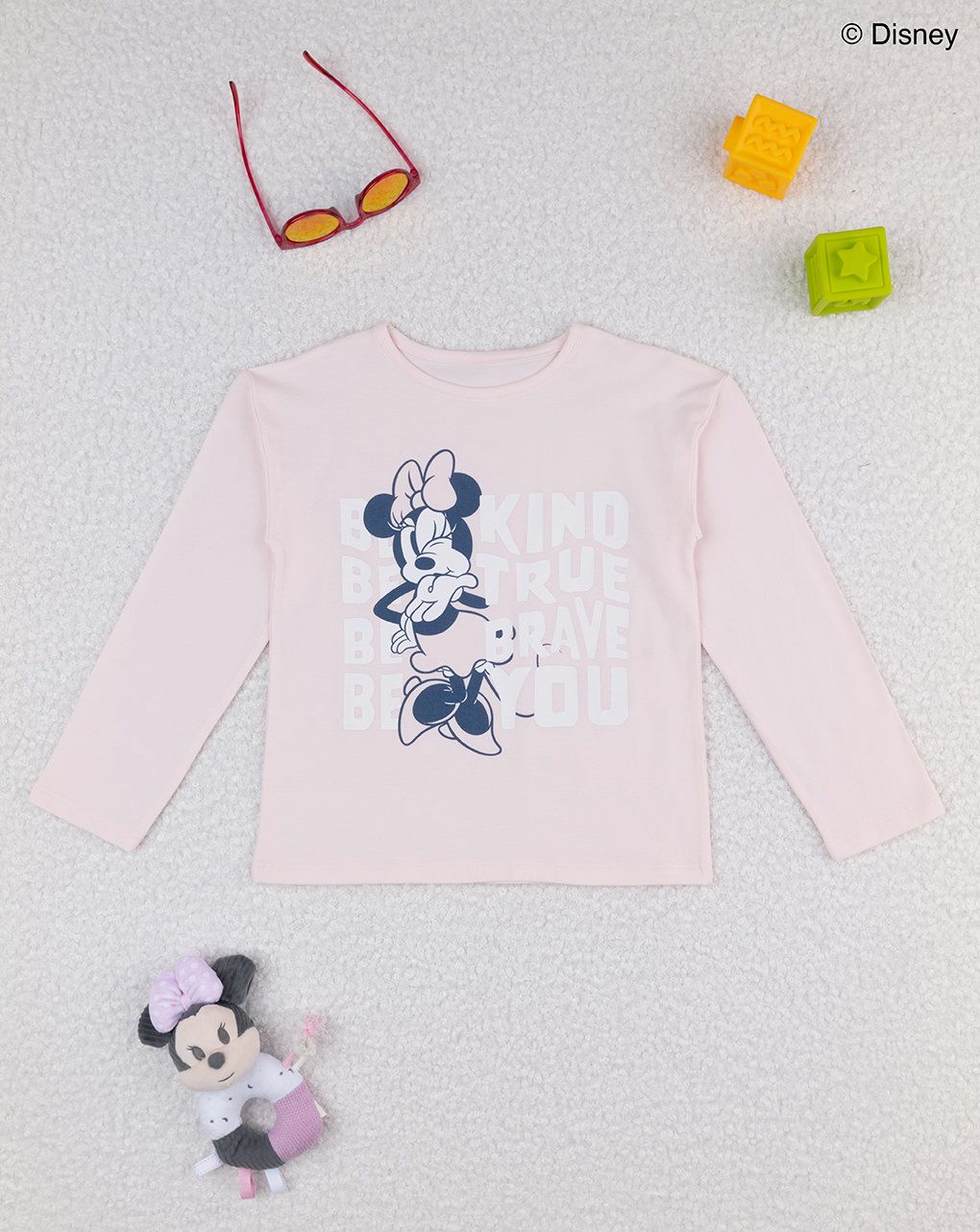 παιδική μπλούζα ροζ minnie για κορίτσι - Prénatal