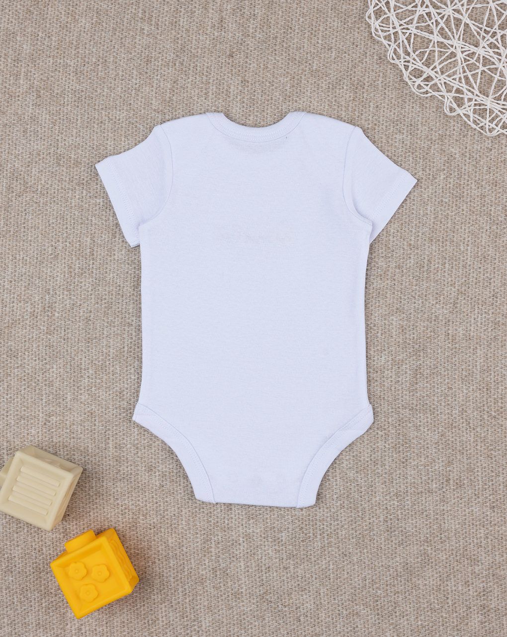 βρεφικό κορμάκι λευκό baby smile unisex - Prénatal