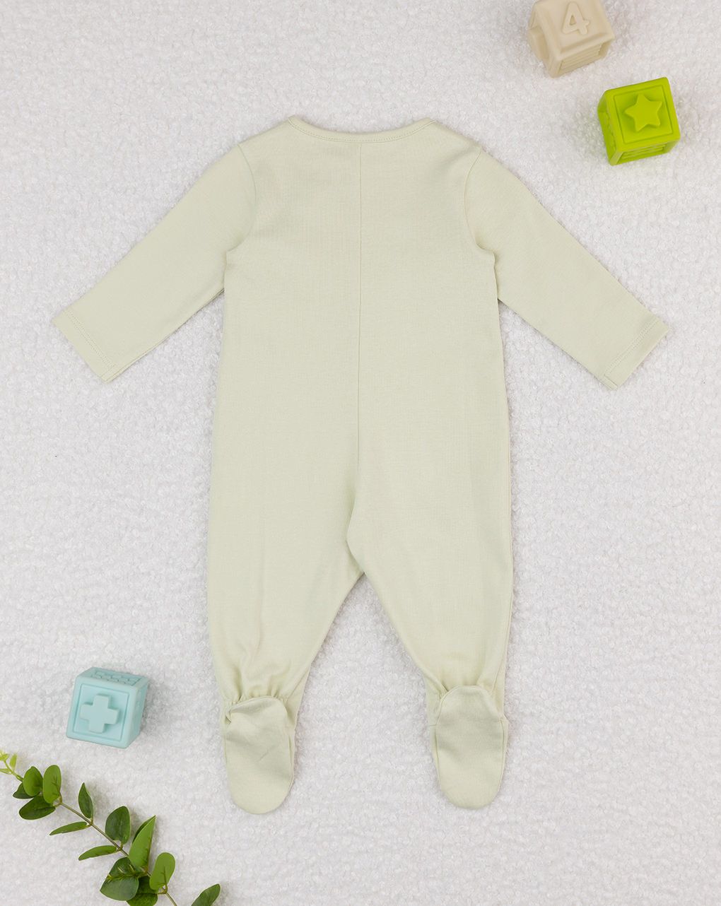 βρεφικό φορμάκι μέντα με λουλούδια για κορίτσι - Prénatal