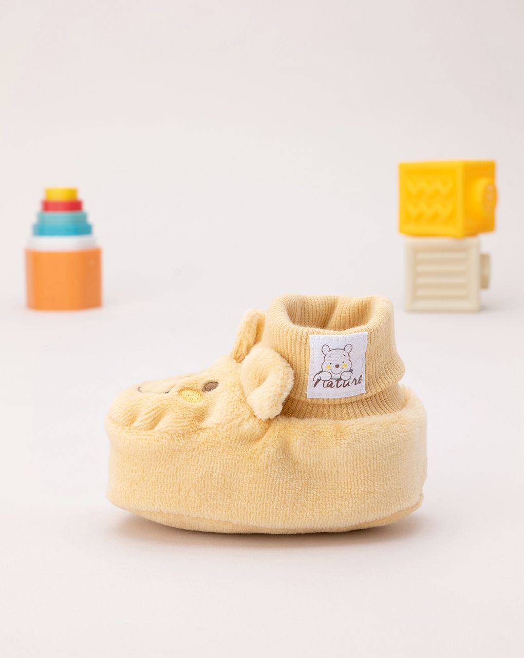 βρεφικά παπούτσια αγκαλιάς σενίλ winnie για αγόρι - Prénatal