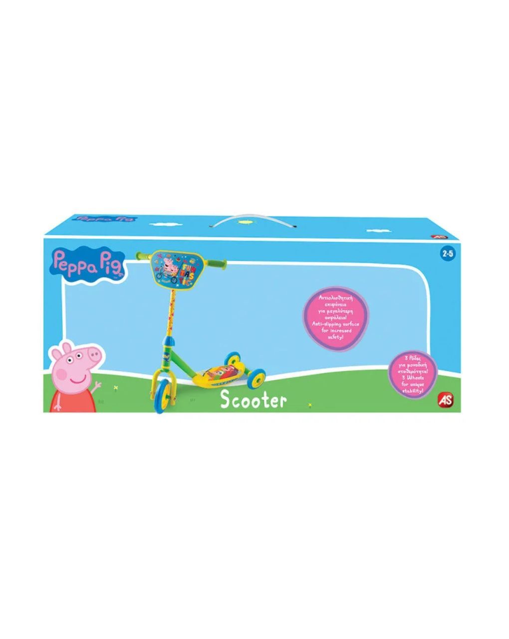 As company παιδικό πατίνι scooter peppa pig 5004-50224 - AS Wheels