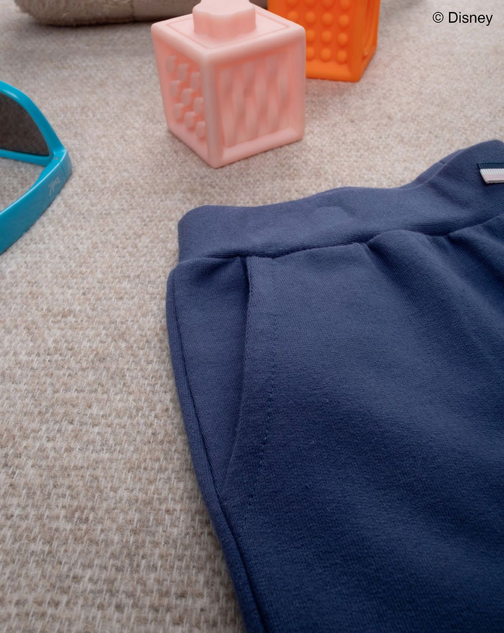 παιδικό παντελόνι φούτερ καμπάνα μπλε minnie για κορίτσι - Prénatal