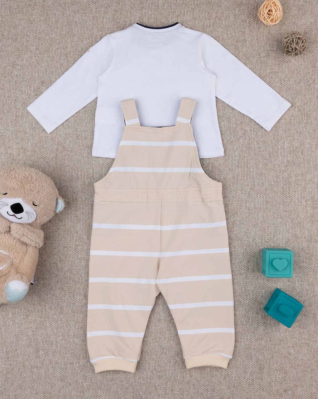 βρεφικό σετ μπλούζα και σαλοπέτα my teddy για αγόρι - Prénatal