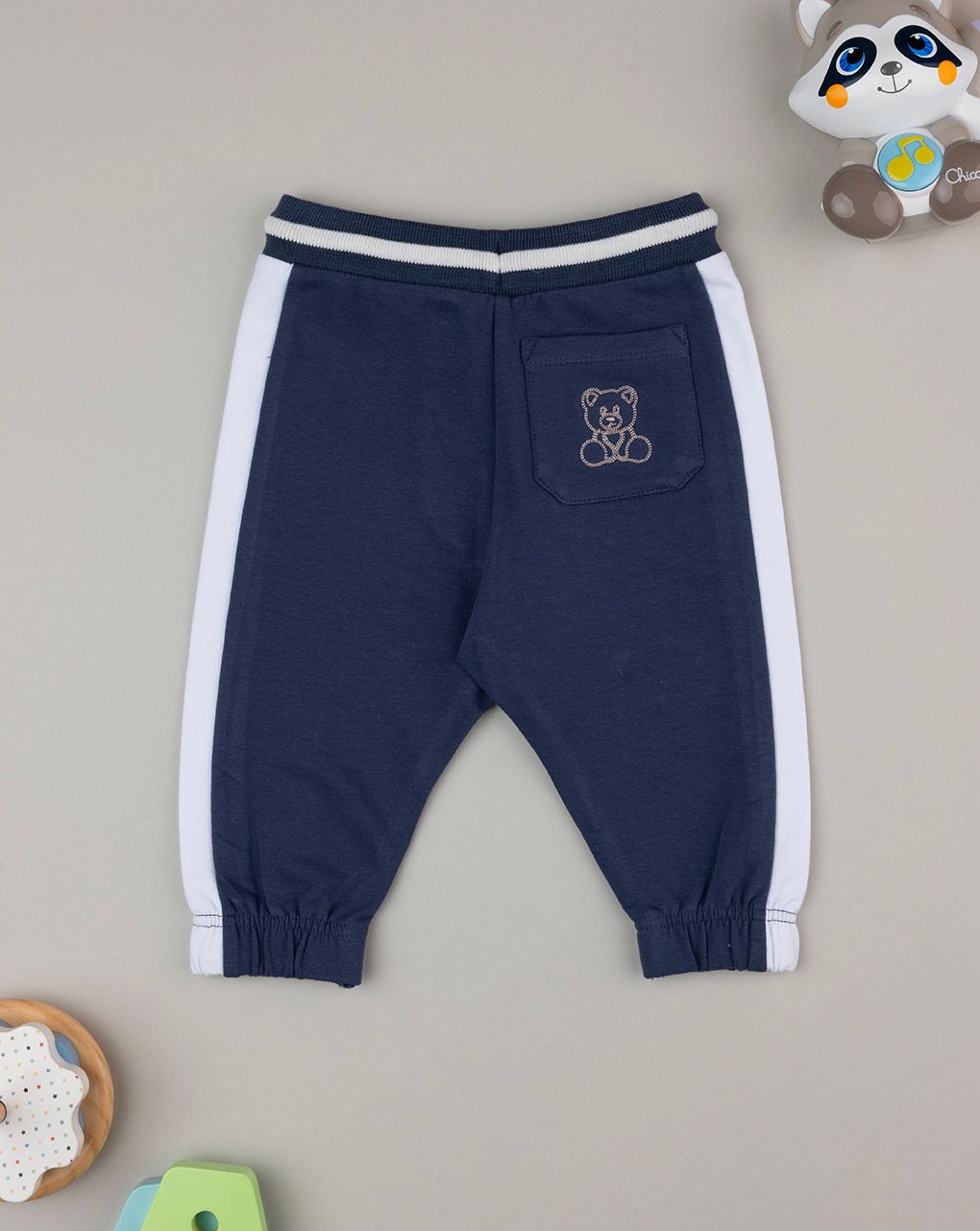 βρεφικό παντελόνι φόρμας μπλε so cute για αγόρι - Prénatal