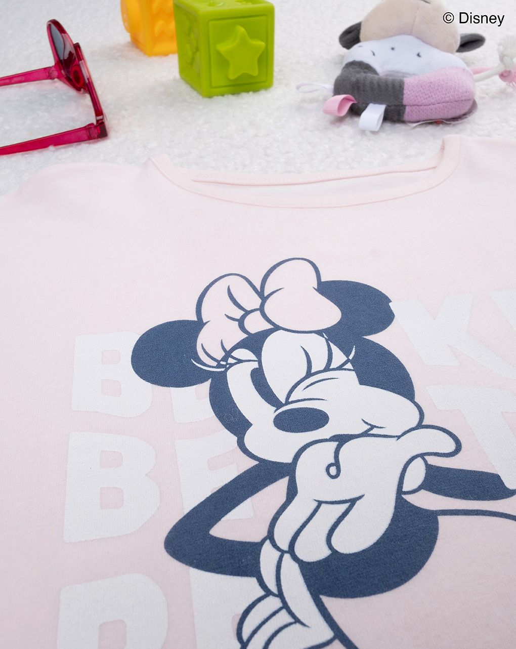 παιδική μπλούζα ροζ minnie για κορίτσι - Prénatal