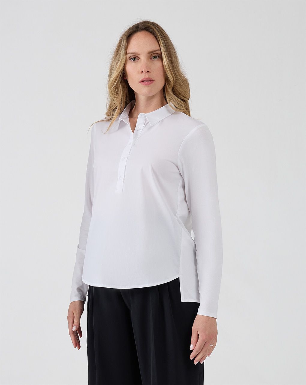 γυναικείο πουκάμισο εγκυμοσύνης/θηλασμού λευκό - Prénatal