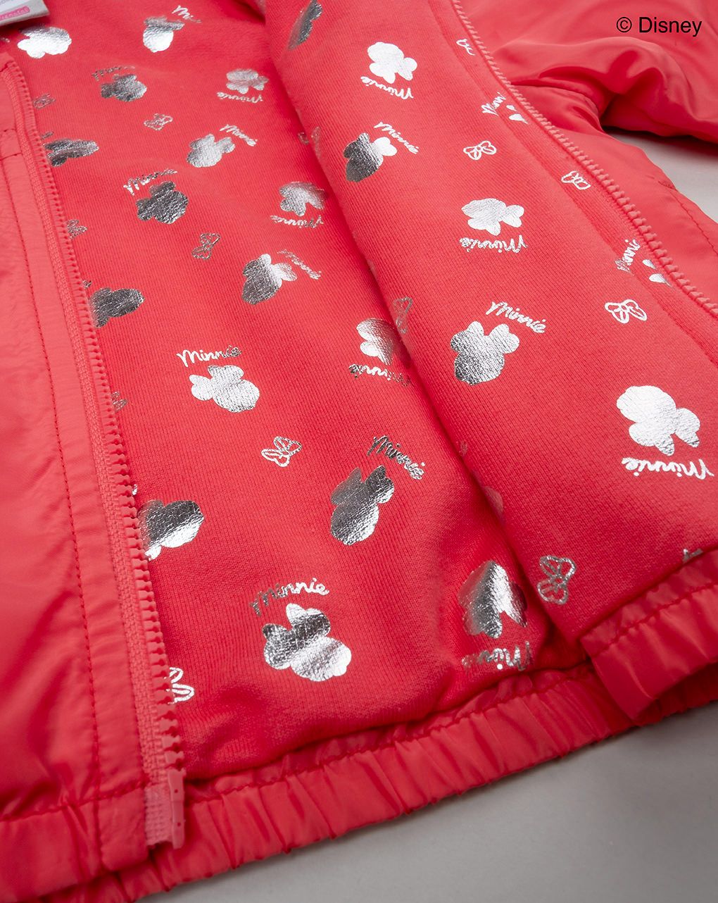 βρεφικό μπουφάν αντιανεμικό κοράλ minnie για κορίτσι - Prénatal