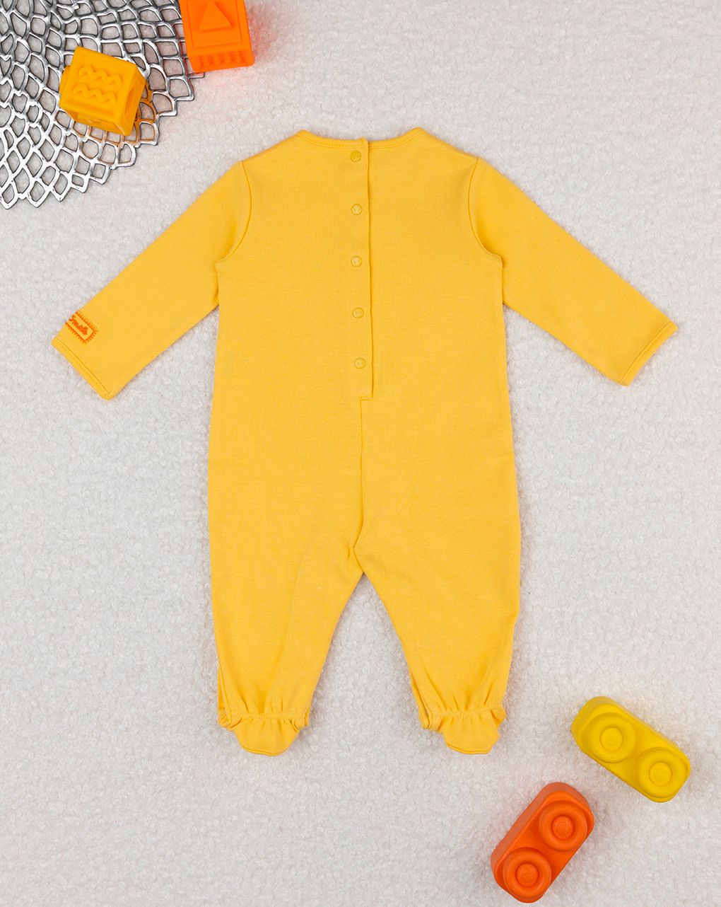 βρεφικό φορμάκι κίτρινο baby smile unisex - Prénatal