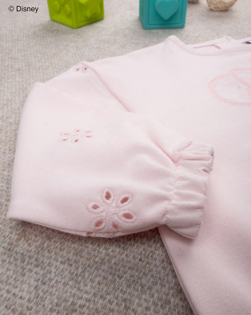 βρεφική μπλούζα φούτερ ροζ minnie για κορίτσι - Prénatal