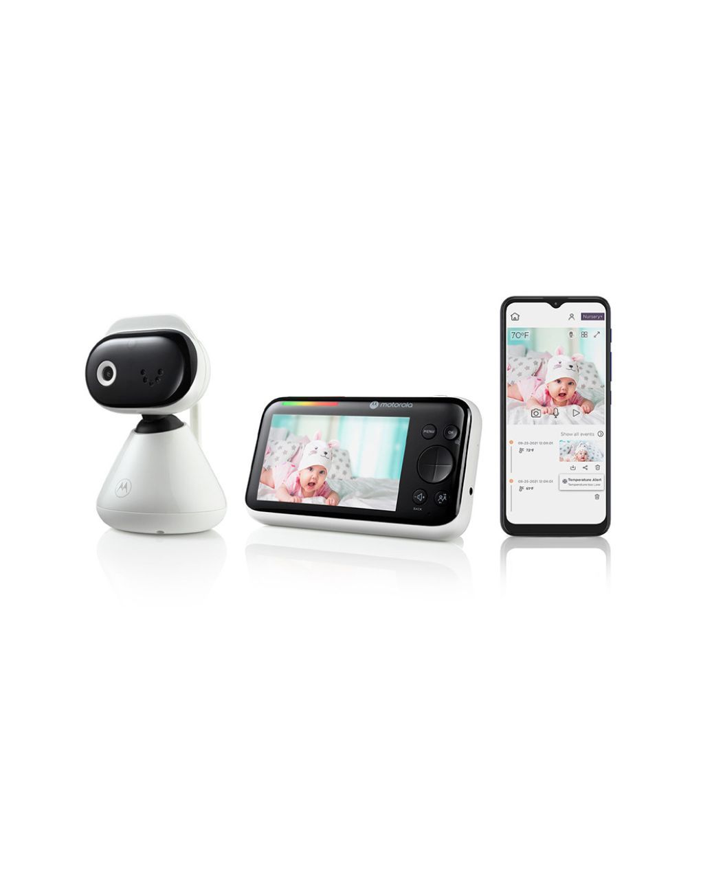 Motorola ενδοεπικοινωνία μωρού wi-fi με κάμερα & οθόνη 5" pip1500 connect - Motorola