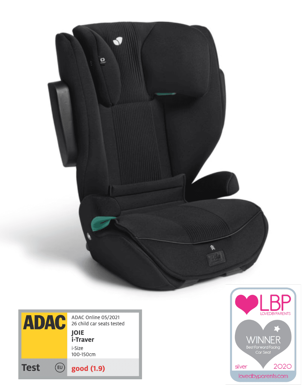 Joie κάθισμα αυτοκινήτου i-traver signature (100-150cm) eclipse c1903baecl000