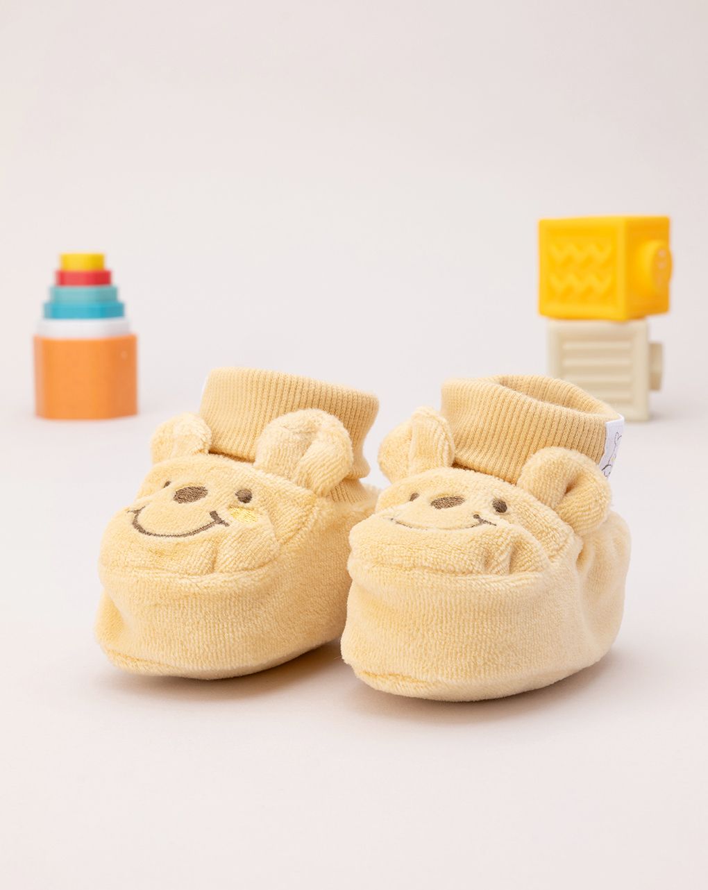 βρεφικά παπούτσια αγκαλιάς σενίλ winnie για αγόρι - Prénatal