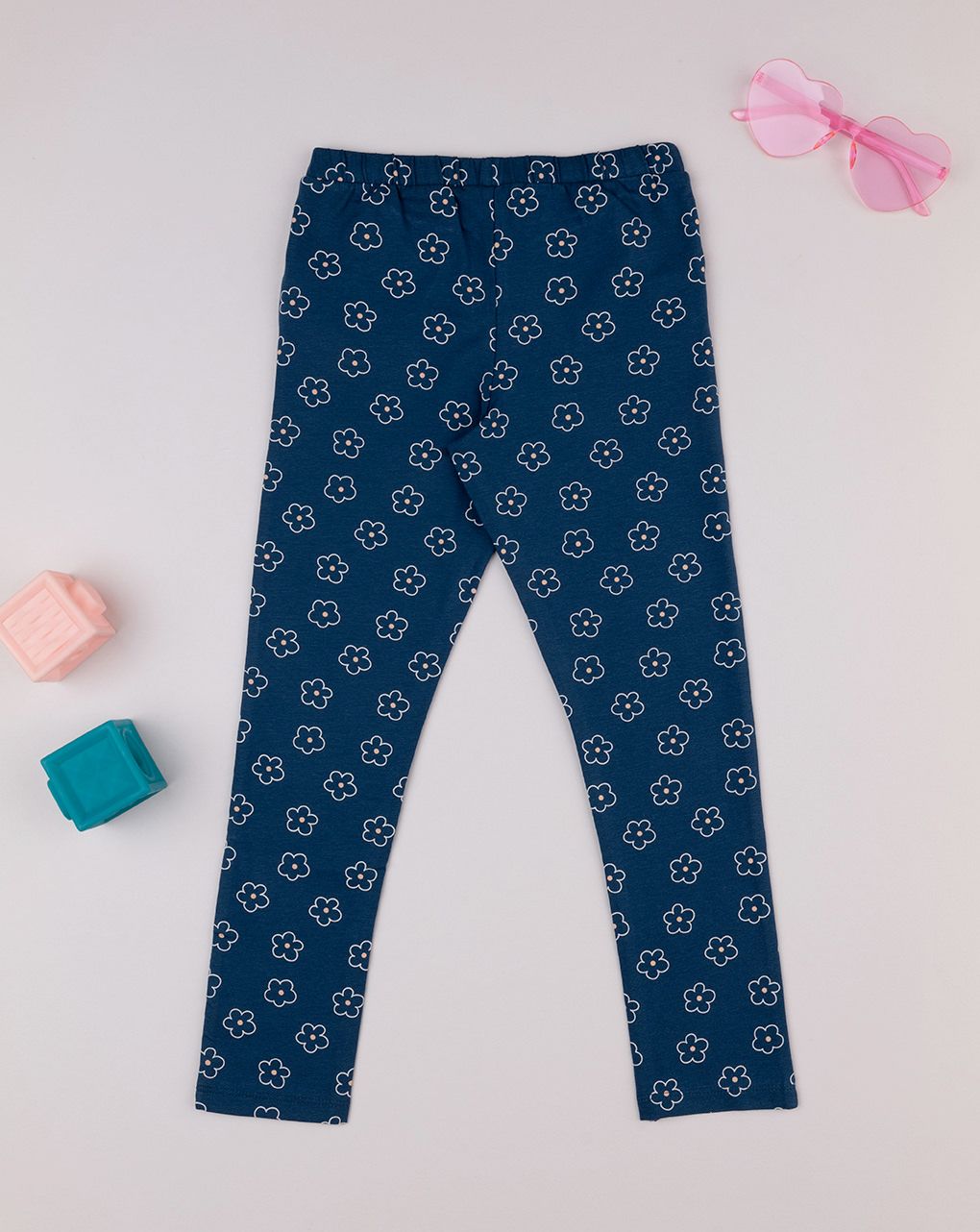 παιδικό κολάν μπλε με μαργαρίτες για κορίτσι - Prénatal