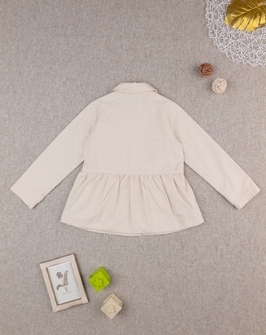 παιδικό trench coat μπεζ για κορίτσι - Prénatal