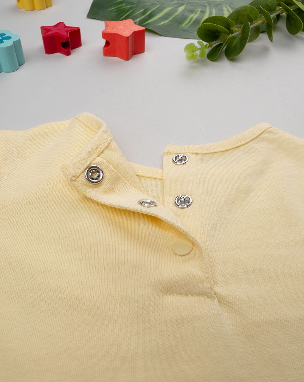 βρεφική μπλούζα κίτρινη με λουλούδια για κορίτσι - Prénatal