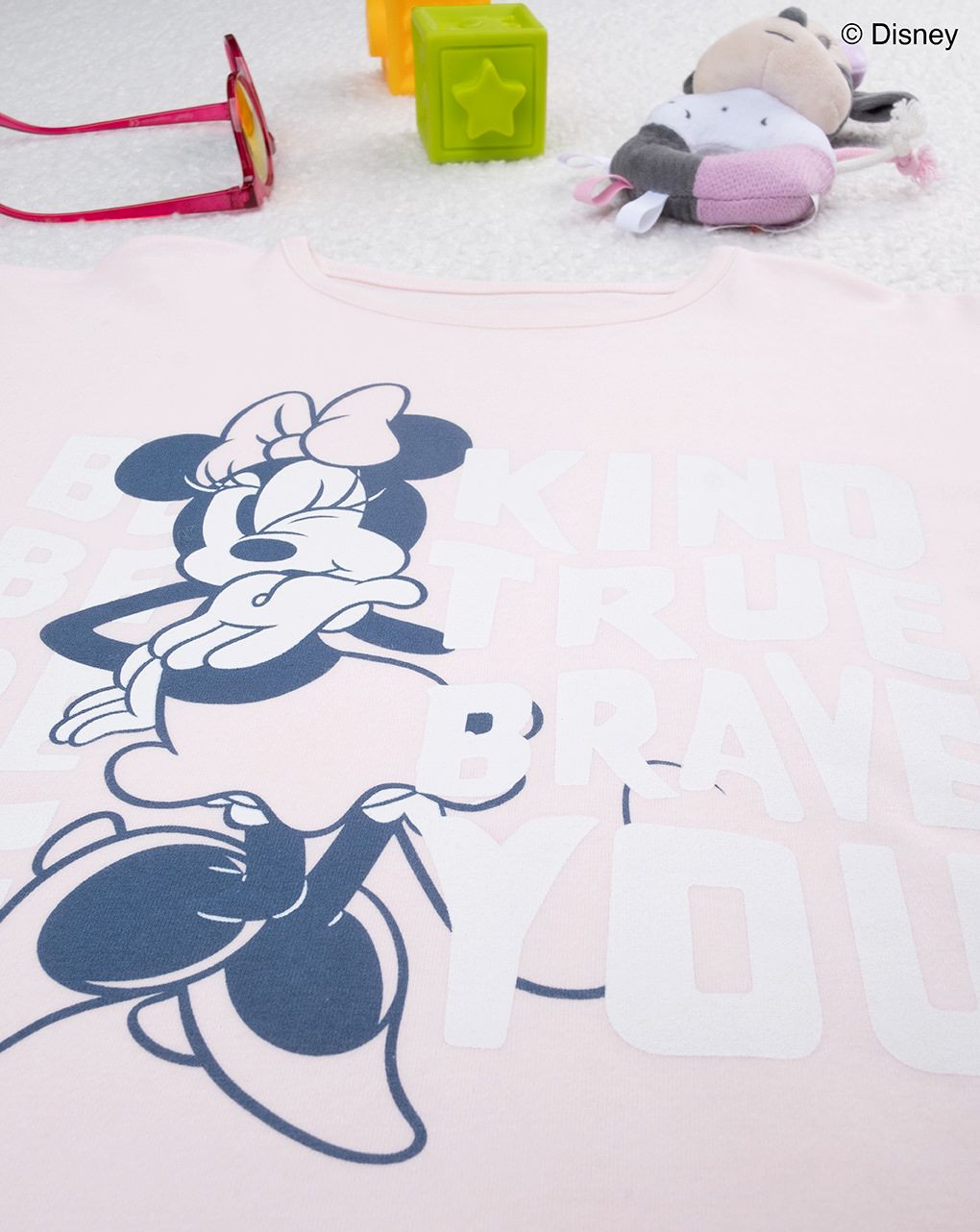 παιδική μπλούζα ροζ minnie για κορίτσι - Prénatal