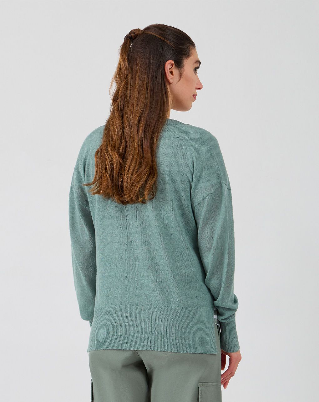 γυναικείο πουλόβερ εγκυμοσύνης λαδί - Prénatal