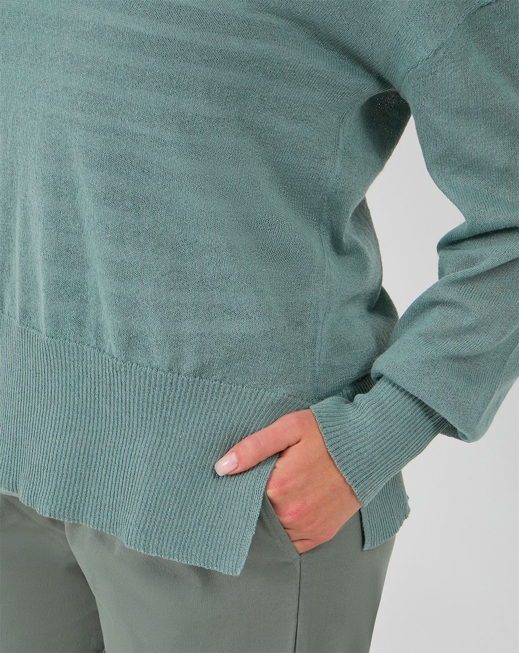 γυναικείο πουλόβερ εγκυμοσύνης λαδί - Prénatal