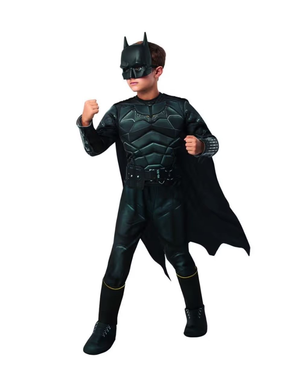Rubie’s αποκριάτικη παιδική στολή batman deluxe large (9-10 ετών) 702987l