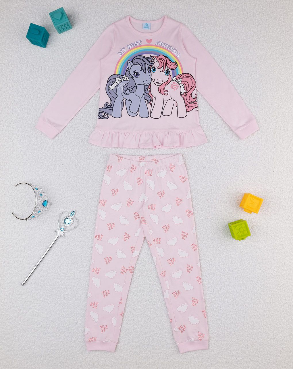 παιδική πιτζάμα ροζ my little pony για κορίτσι