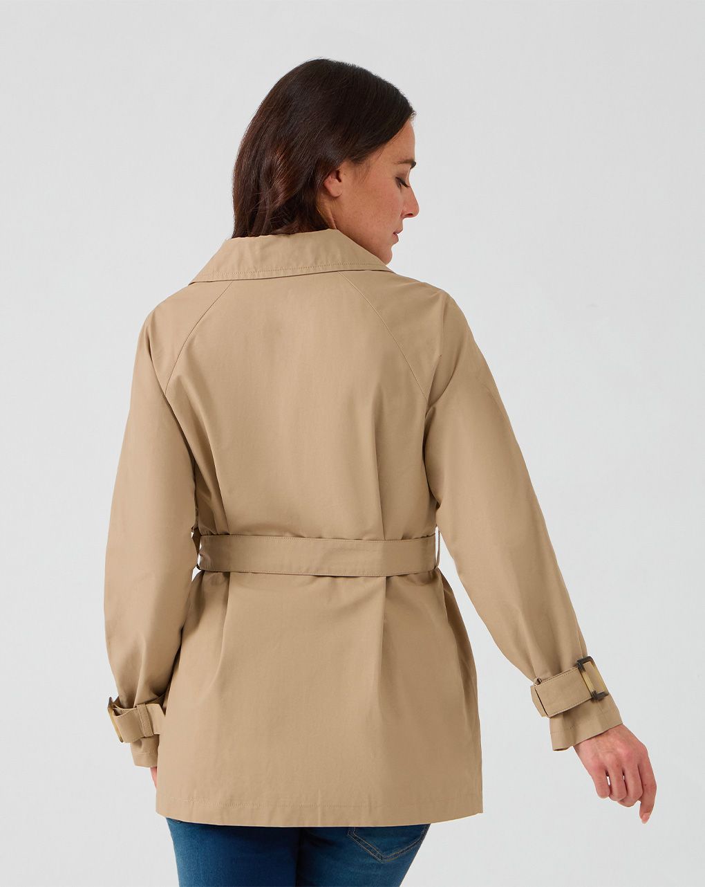 γυναικείο trench coat εγκυμοσύνης καφέ - Prénatal