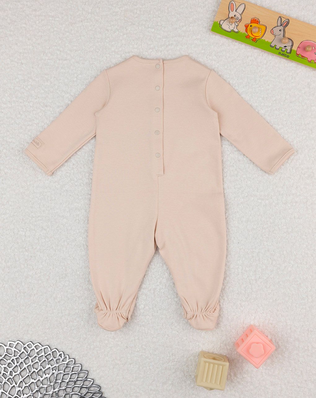 βρεφικό φορμάκι μπεζ baby smile unisex - Prénatal