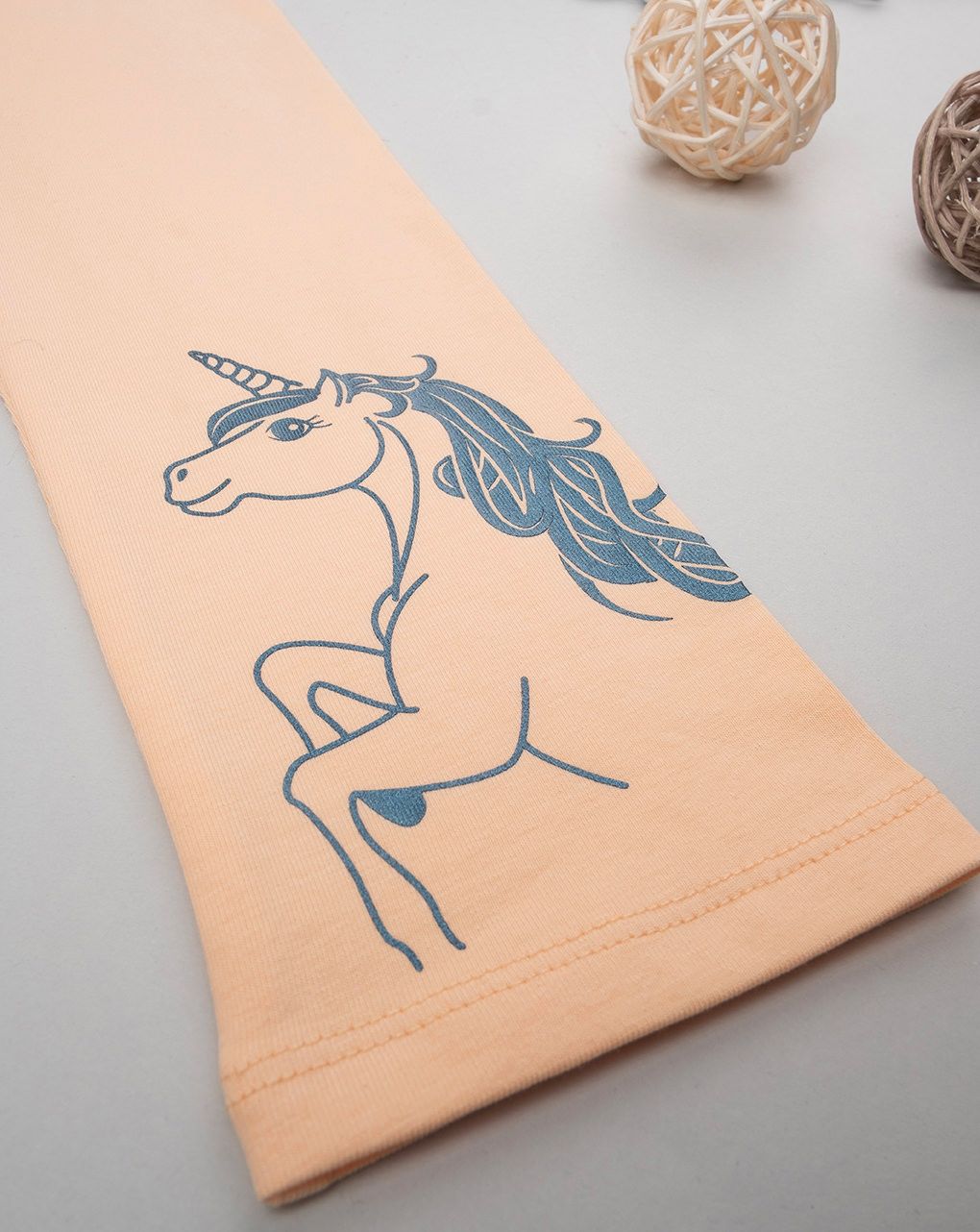 παιδικό κολάν πορτοκαλί με μονόκερο για κορίτσι - Prénatal