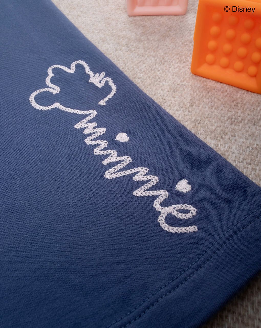 παιδικό παντελόνι φούτερ καμπάνα μπλε minnie για κορίτσι - Prénatal