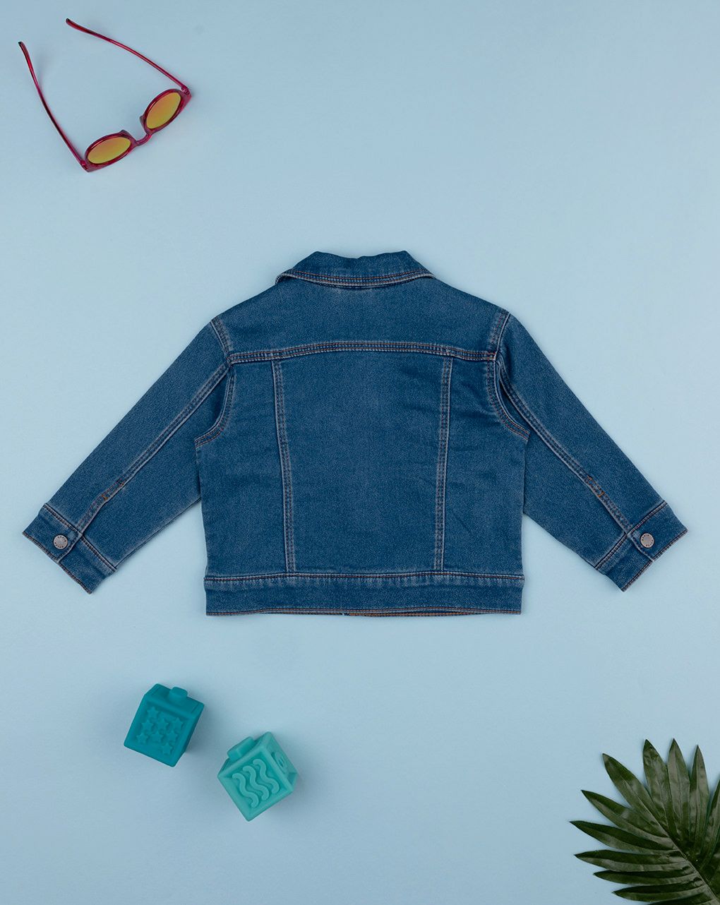 βρεφικό τζιν μπουφάν μπλε bear για αγόρι - Prénatal