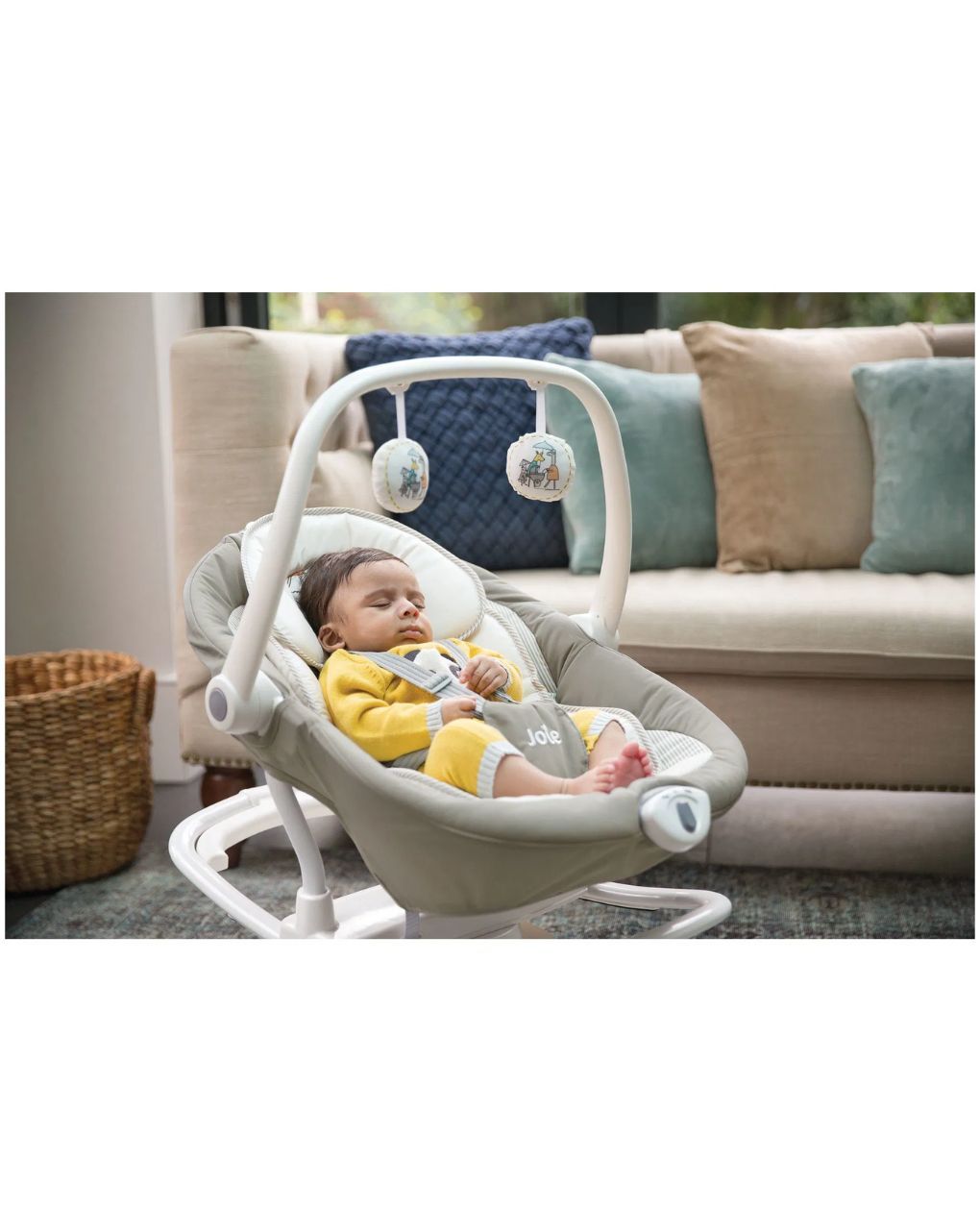 Joie βρεφικό relax swing sansa 2 σε 1 palms w1604bcplm000 - Joie