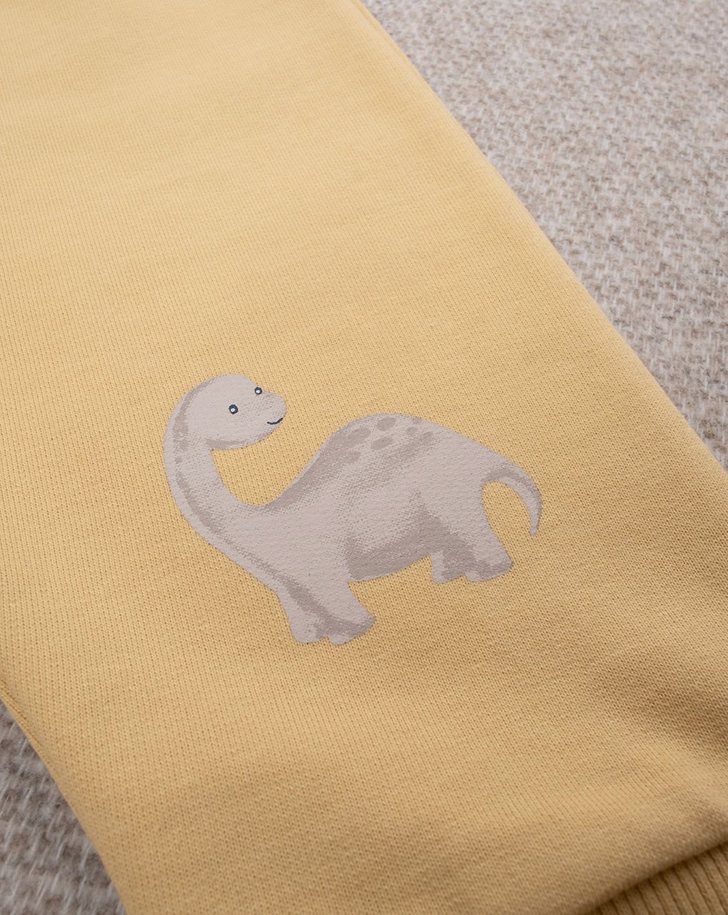 βρεφικό παντελόνι φόρμας κίτρινο με δεινόσαυρους για αγόρι - Prénatal