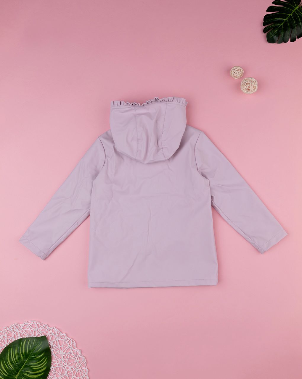 παιδικό μπουφάν ροζ κερωμένο για κορίτσι - Prénatal